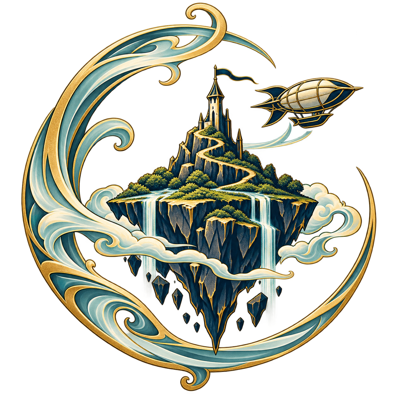 Incessant Skies floating-island emblem